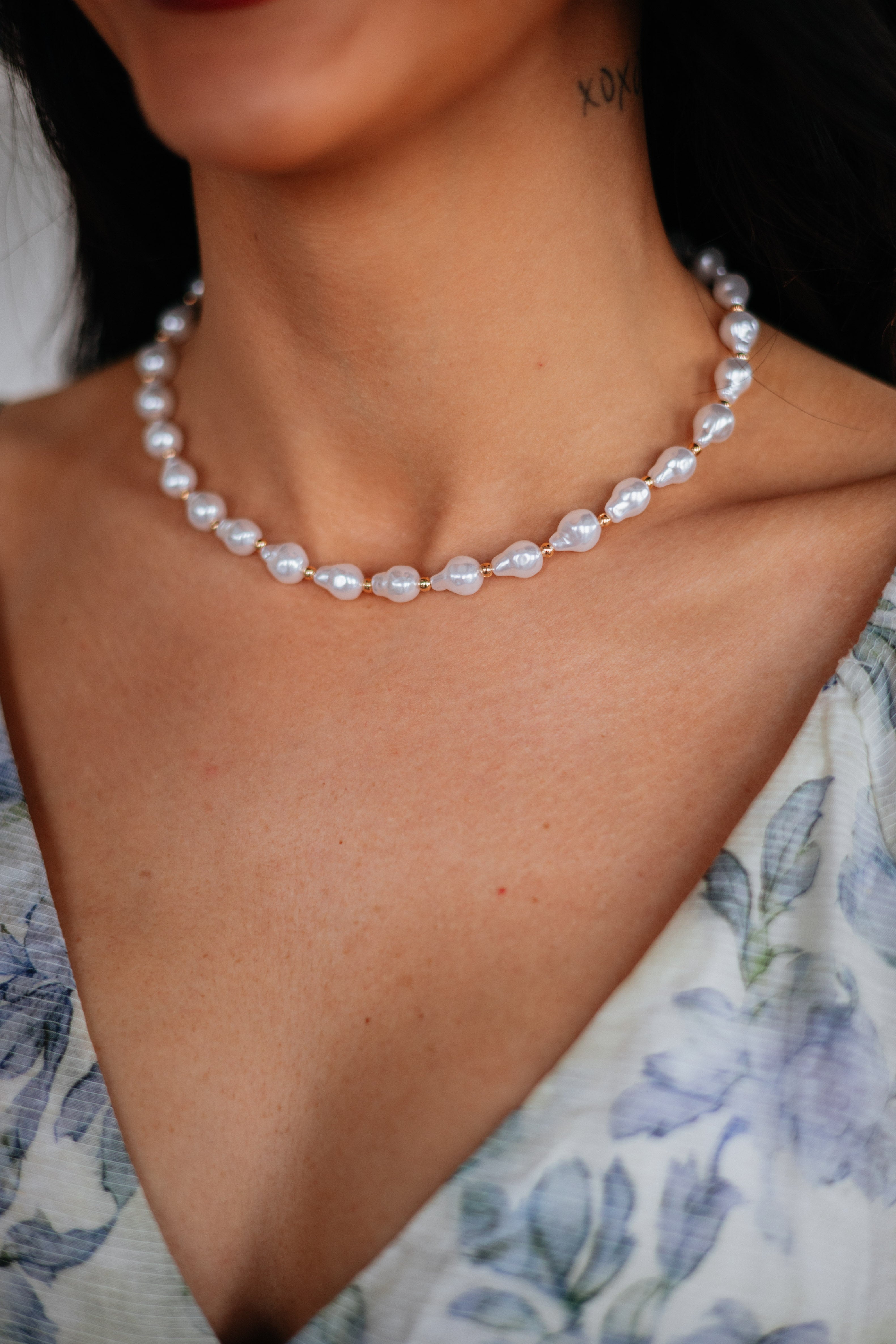 Gwenette Pearl Necklace