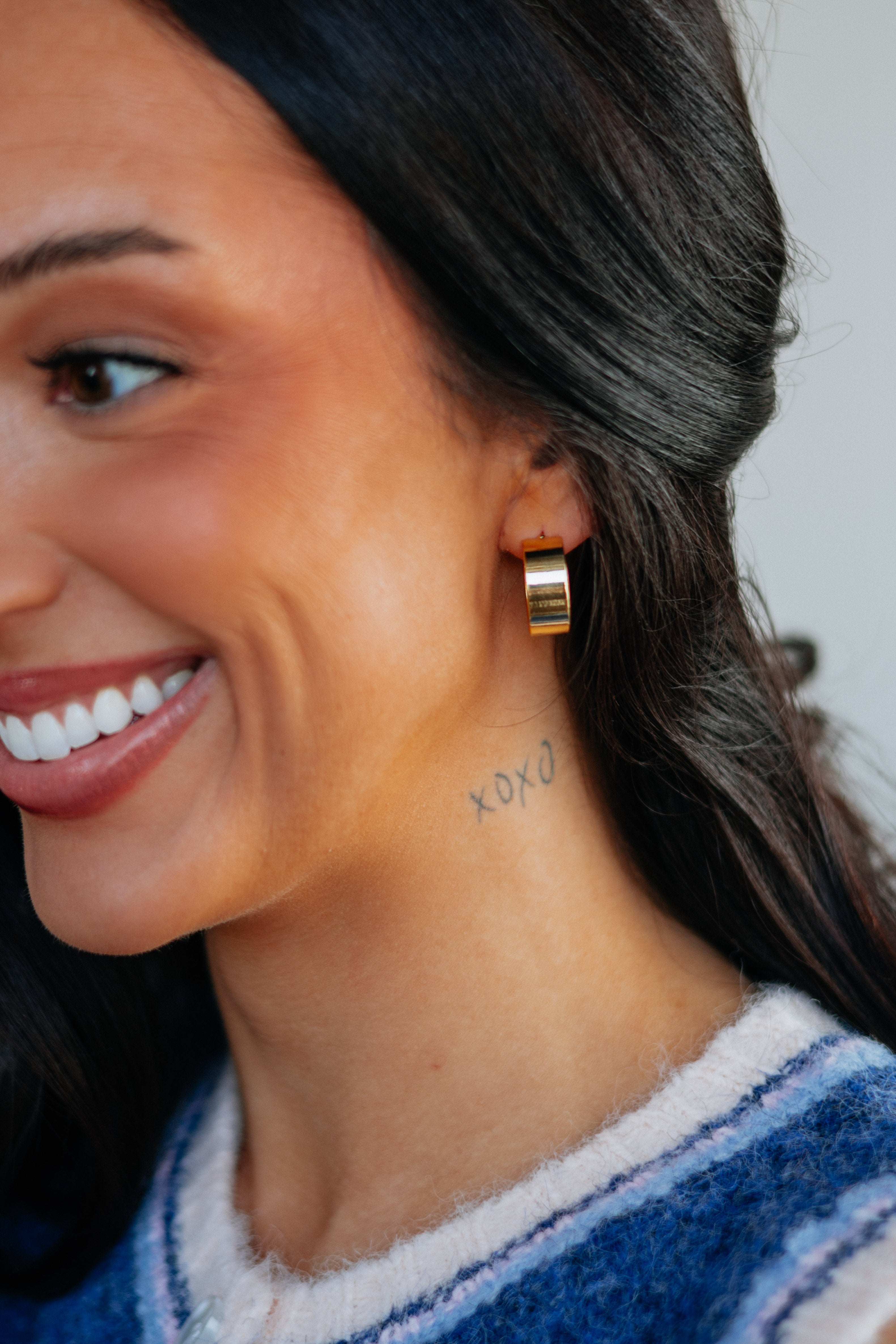 Anita Huggie Hoop Earrings